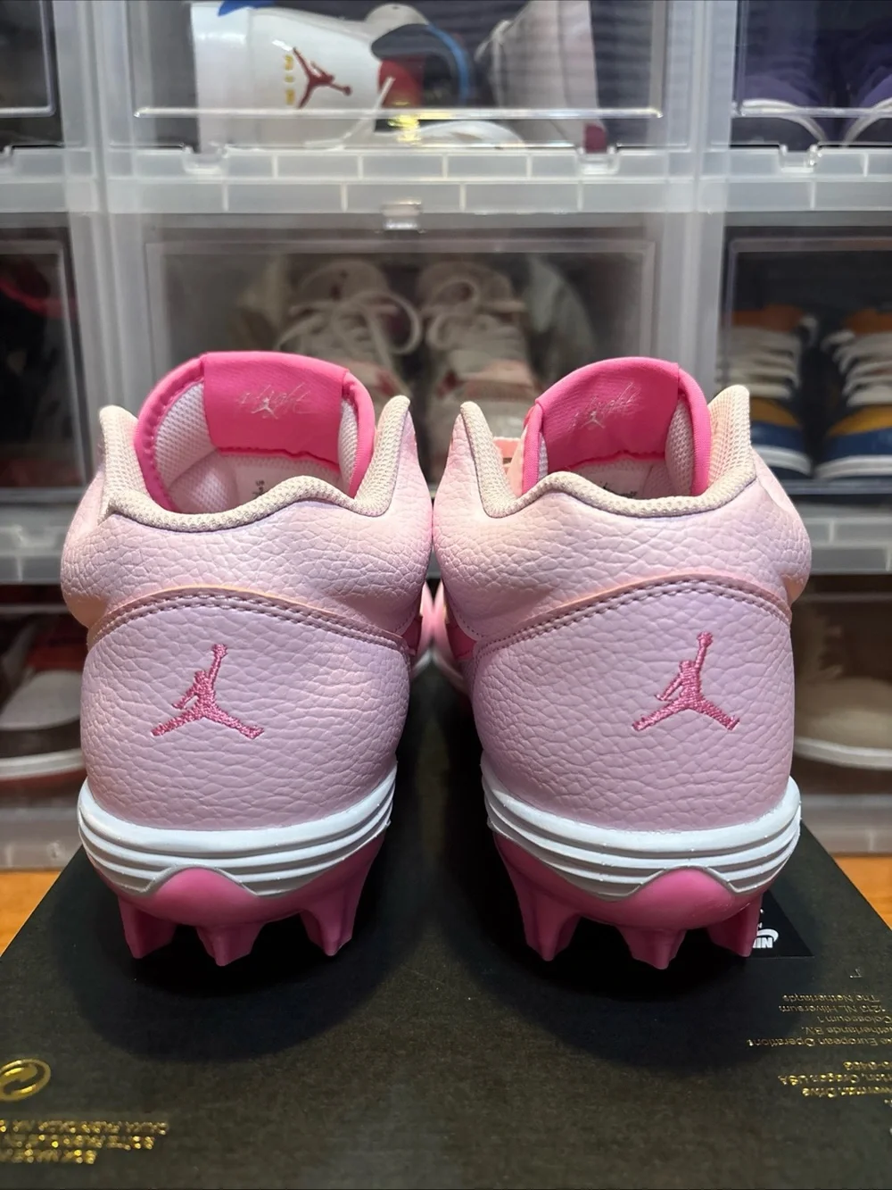 Air Jordan Stadium 90 Low TD Pink Foam HQ0210-600 Football Cleats Men’s Sz 9 NWB